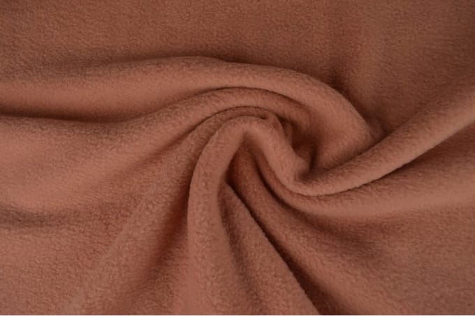 Fleece stof - Oud roze - 1 meter - Per meter - Anti pilling fleece