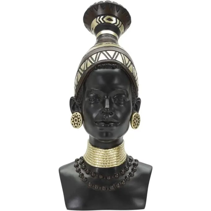 Decoratief beeldje Mauro Ferretti Donna Masai Tribu
