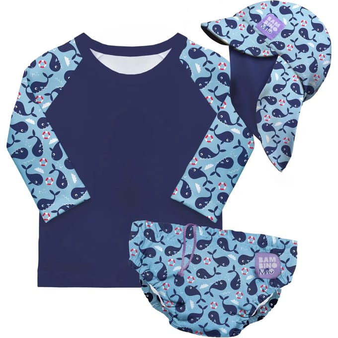 Wasbaar badset Baie Des Baleines baby Bambino Mio (x3)