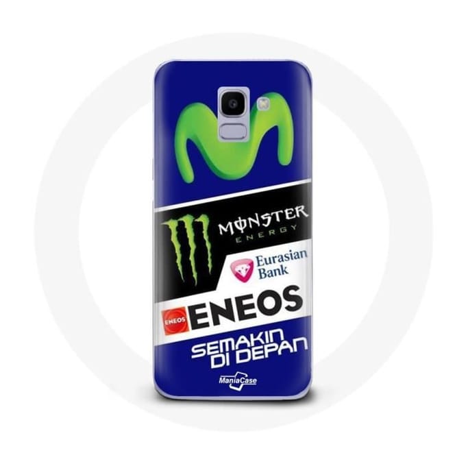 Coque pour Samsung Galaxy A8 2018 Monster Energy Yamaha Eneos