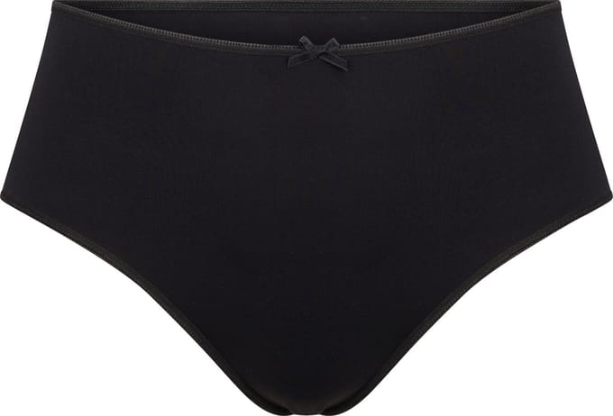 RJ Bodywear - Pure Color - Dames Maxi String - Zwart - L