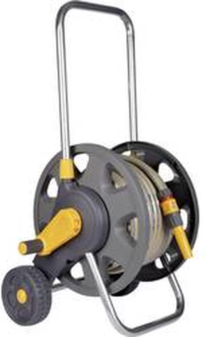 Hozelock 2432R3535 Slangwagen 30 m 1 stuk(s) Grijs, Geel