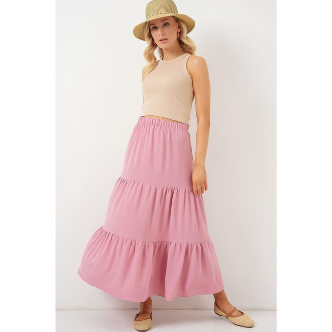 Geweven Maxi Rok