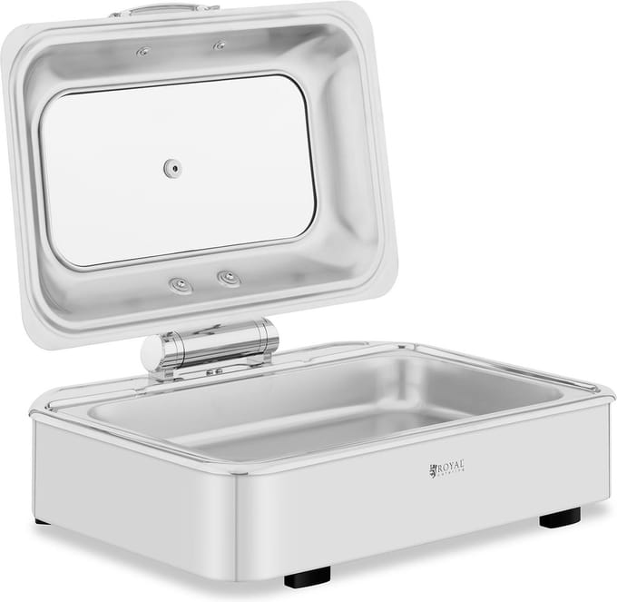 Chafing dish - GN 1/1 - Royal Catering - 8.5 L - kijkvenster RCCD-RT6_9L