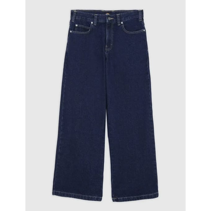 Flared/Bootcut Dickies HILHAM - DK0A87NKL231-KHAKI TINTED BLUE
