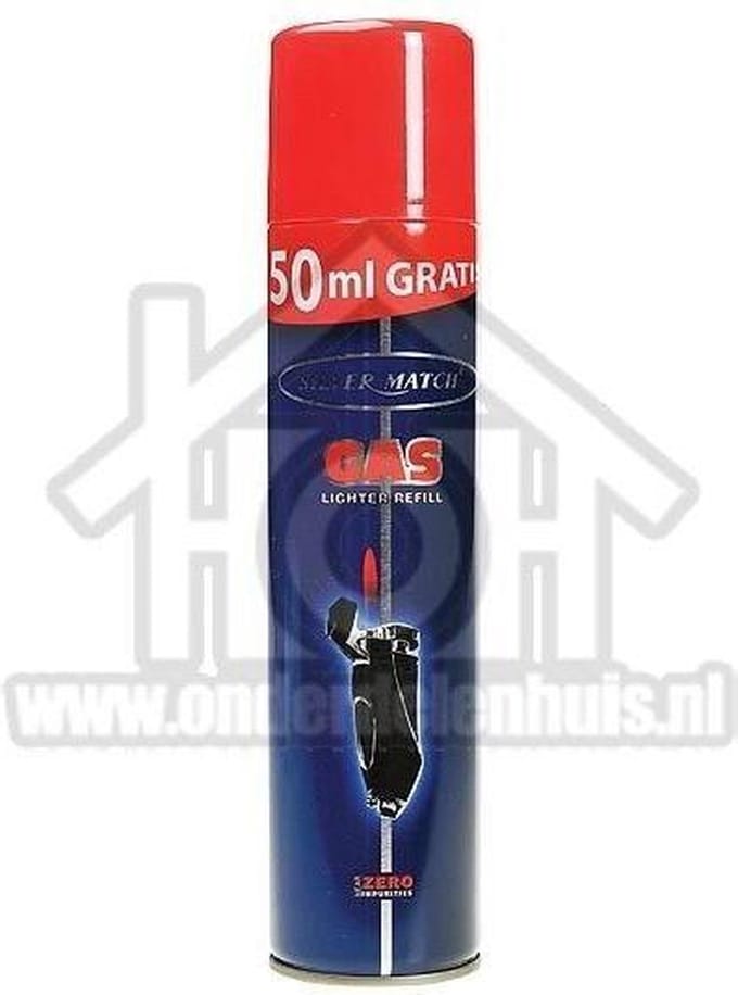 Universeel Gasvulling Voor aansteker Silvermatch 300ml 007313