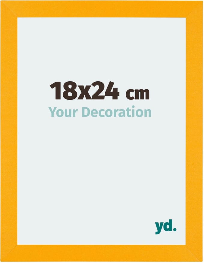 Your Decoration - Fotokader 18x24 cm - MDF - Geel - Mura