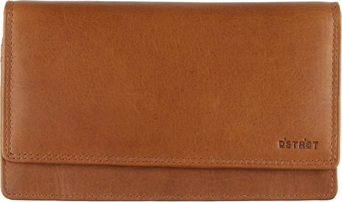 DSTRCT - Wax Lane - Dames portemonnee RFID - Cognac