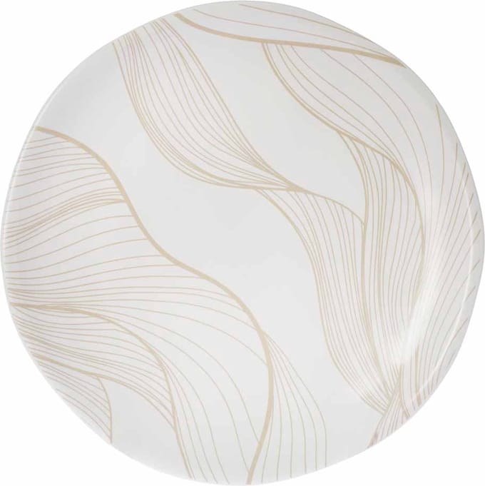 Riverdale - Ontbijtbord Viv print 2 wit 20cm Wit