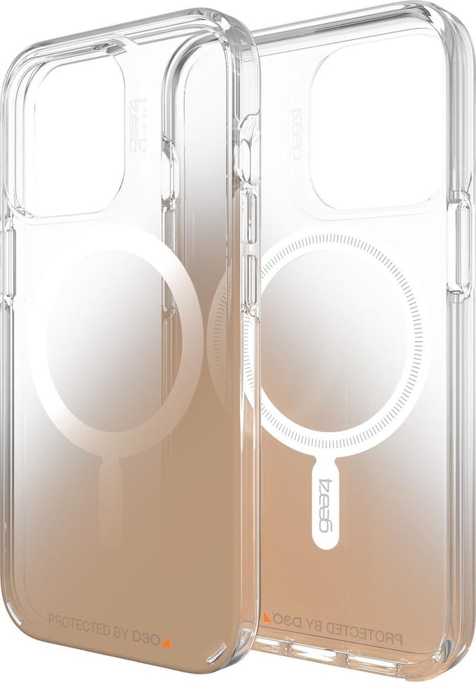 Gear4 Milan Snap Gradient 2 D3O hoesje voor iPhone 13 Pro Max - goud