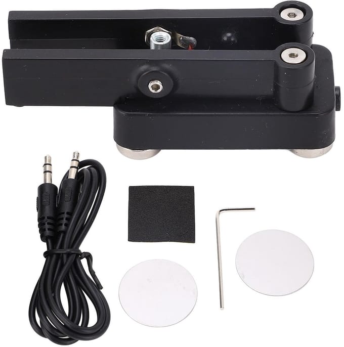 Dailygoods- Telegraph Sleutel Dubbele Paddle - CW Keyer - Morse Code - ABS-materiaal - Eenvoudige installatie - Stevige constructie - Superieure magnetische basis - Morse Key