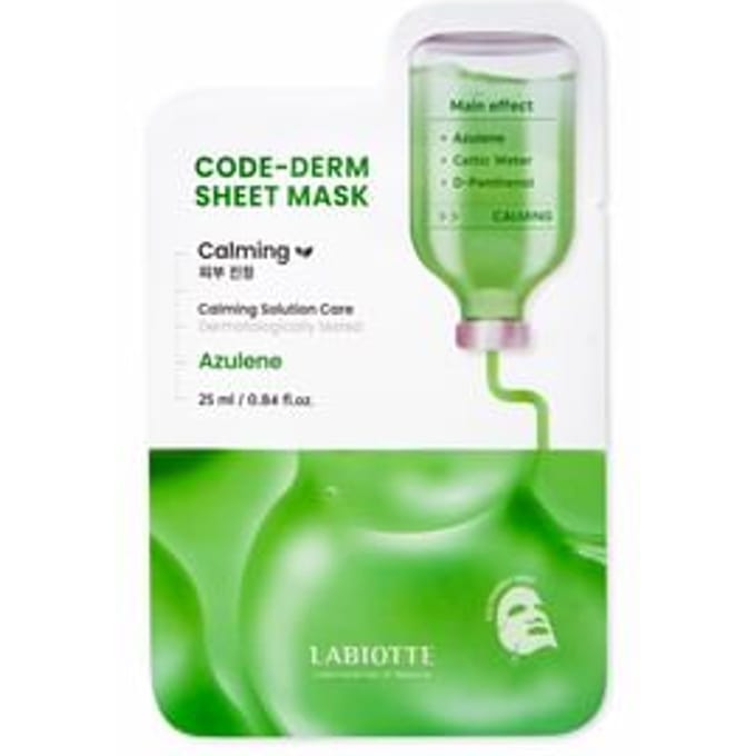 LABIOTTE - Code-derm Sheet Mask Set - 5 Types Calming