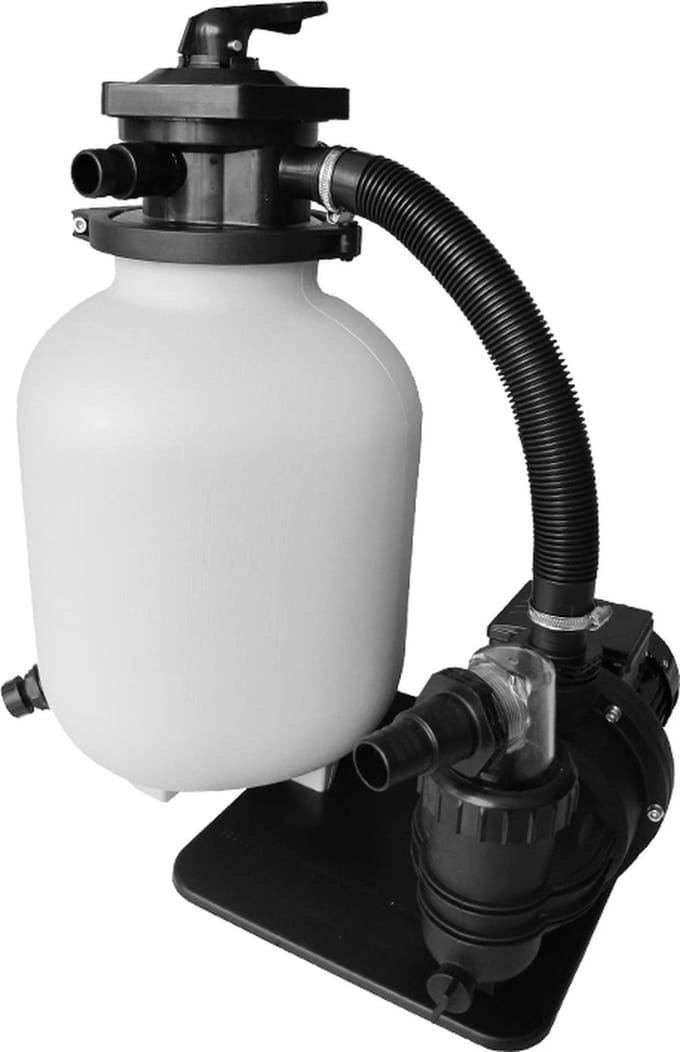 Zwembad Filter - Zwembadfilterset Interline Eco 5 M³/uur - Grijs - 300w 8-delig