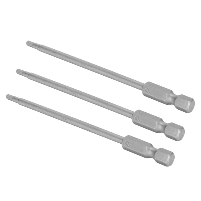 10 stuks 2,5 mm magnetische schroevendraaierbits gelegeerd staal 1/4 inch zeskantschachtbits accessoire