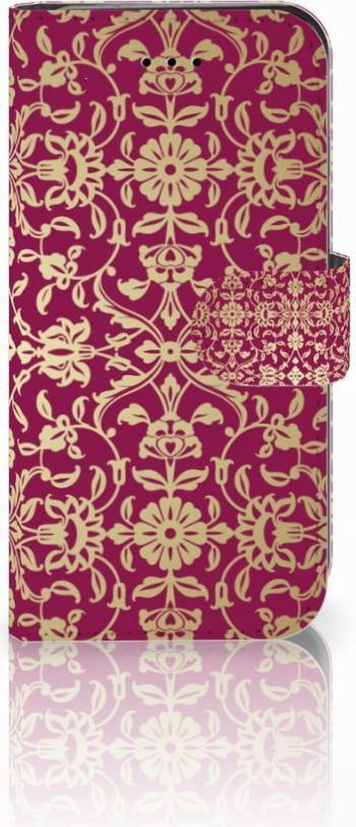 Boekhoesje voor Wallet Case iPhone 7 | 8 | SE (2020) | SE (2022) Barok Pink