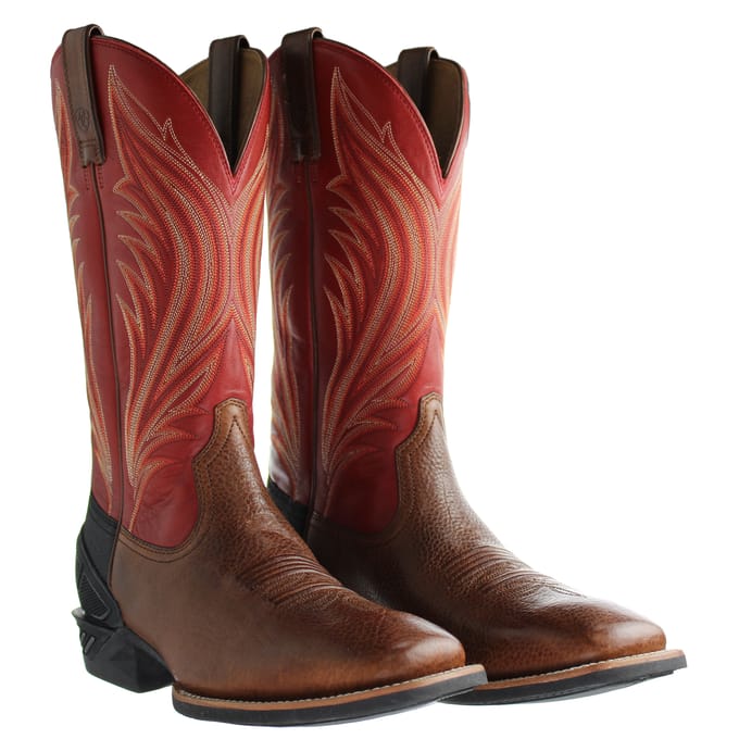 Ariat Catalyst Prime Western Heren Bruin/Rood Laarzen