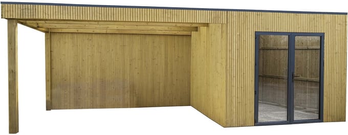Solid Superia Vertico Benedita Tuinhuis - Vurenhout - Geïmpregneerd - 707,6x304,6cm