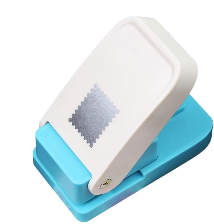 Vierkante Perforator - Papierperforator Handmatig - Kaarten Maken - Ergonomisch Ontwerp - 9x9x5cm - Zwart