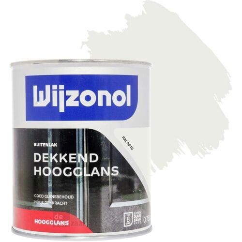 Wijzonol Dekkend Hoogglanslak - 0,75l - RAL 9010