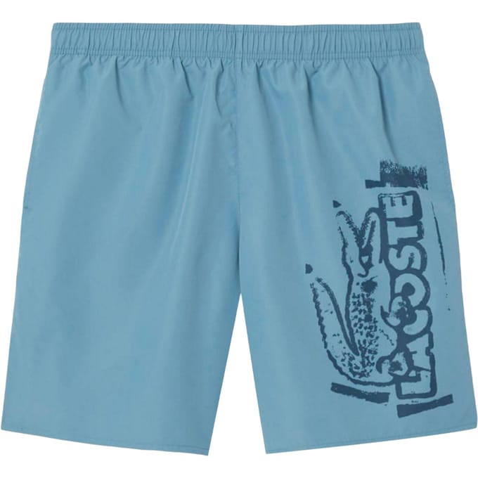 Lacoste Heren Logo Zwembroek (Blauw)
