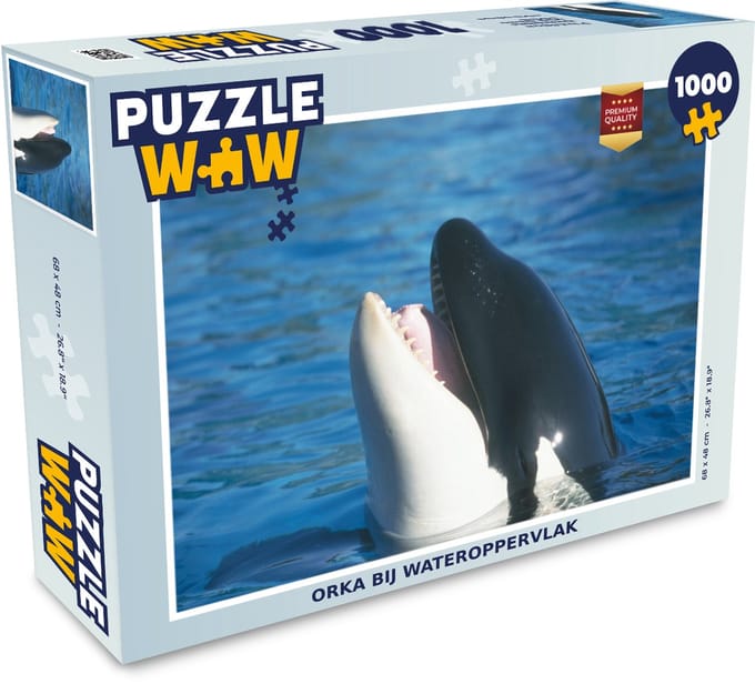 Puzzel Orka bij wateroppervlak - Legpuzzel - Puzzel 1000 stukjes volwassenen