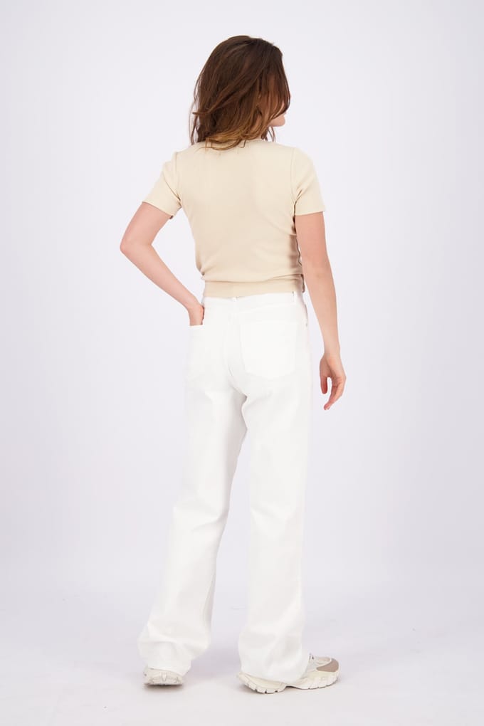 RAIZZED Oasis Color Jeans Real White Maat: W33L32 | Flared Jeans Outlet | Dames | Wit