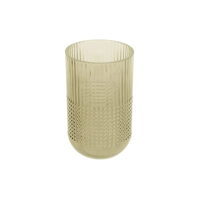 Present Time Vaas Attract - Large - Glas Mosgroen - Ø15x30cm - Modern