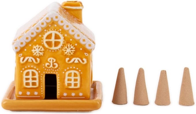 Gift Republic Wierook Houder - Peperkoekenhuisje
