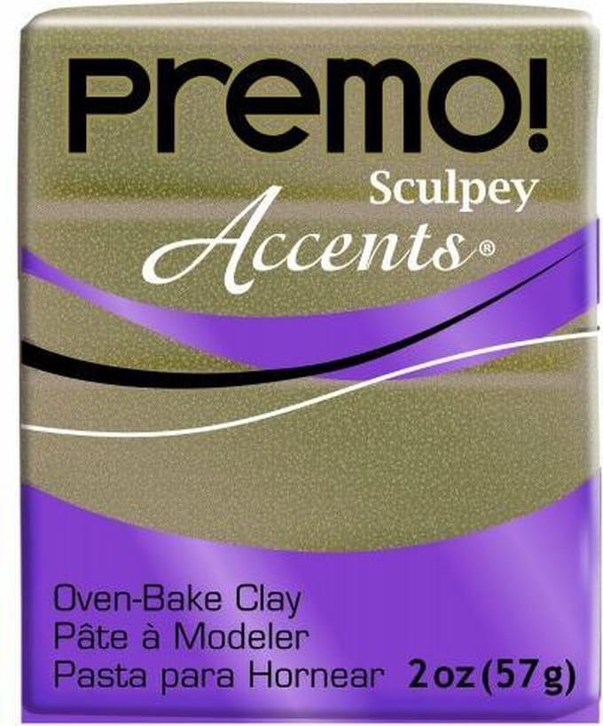 Premo Yellow Gold Glitter - klei 57 gr - Sculpey