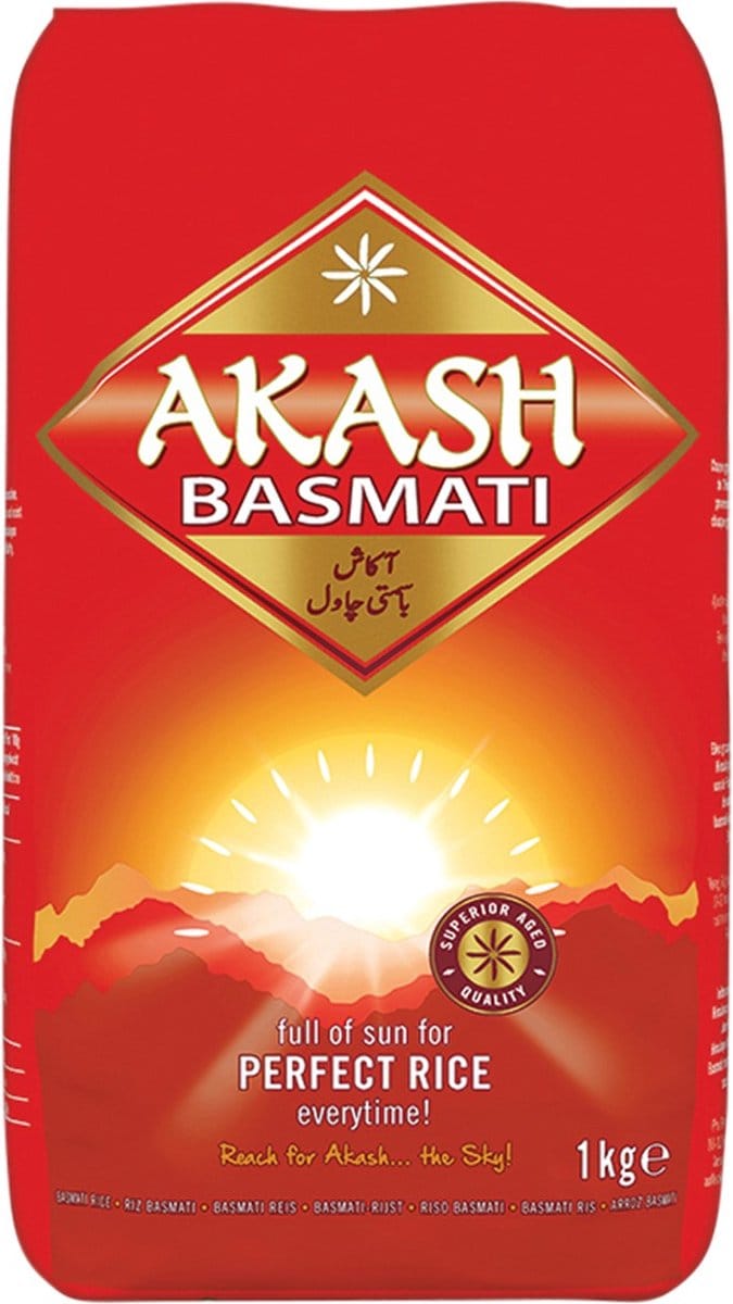 Akash Basmati rijst 1 kilo