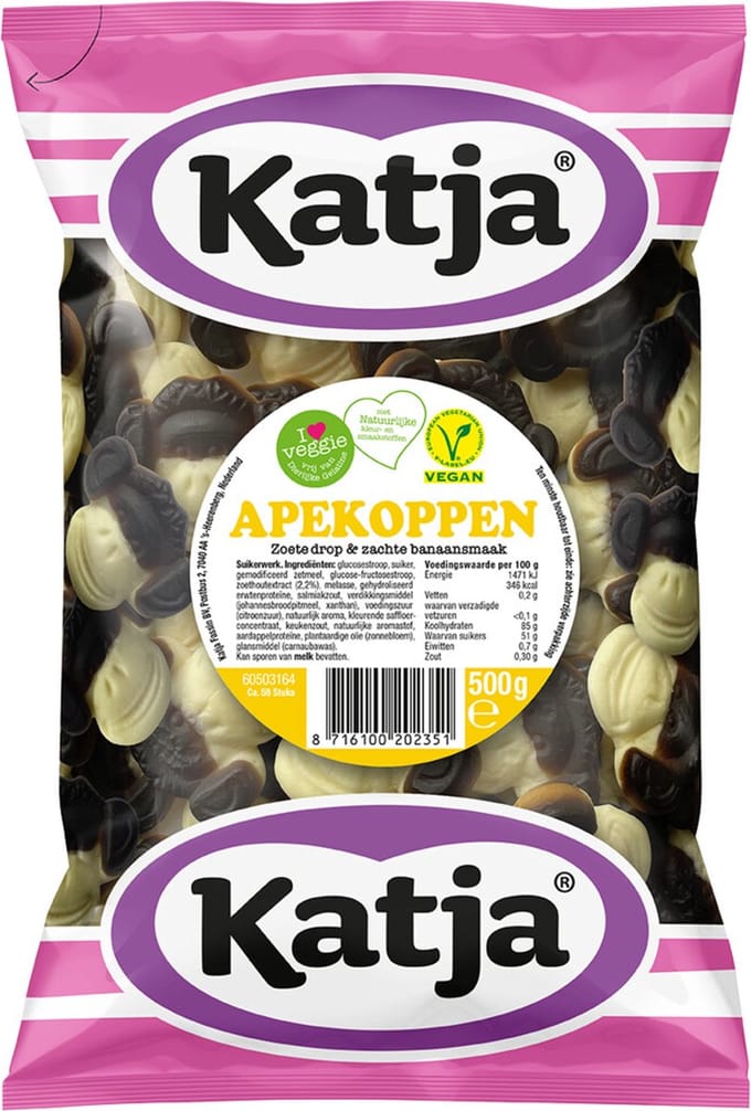 Katja Apenkoppen Zakje - 500 gram