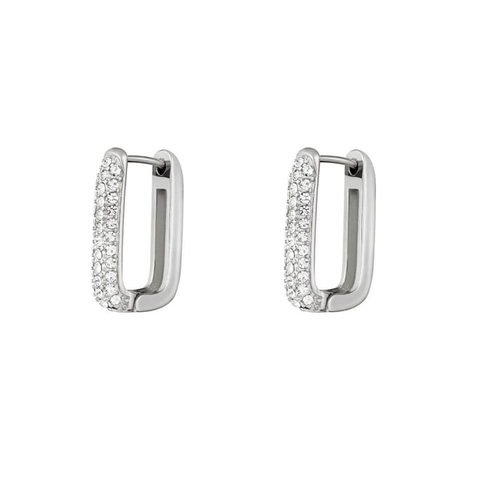 Yehwang, Shimmer Spark, Oorbellen Large zilver