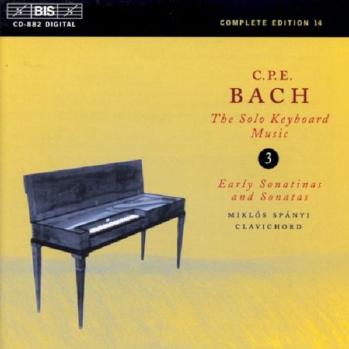 Miklós Spányi - C.P.E. Bach: Solo Keyboard Music Vol 3 (CD)