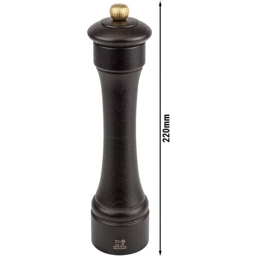 (6 stuks) PEUGEOT HOSTELLERIE - Pepermolen - Hout - Chocolade - Hoogte: 220mm