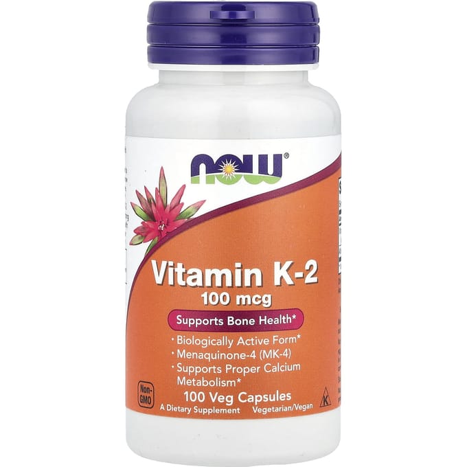 Vitamine K-2, 100 Mcg, 100 Plantaardige Capsules
