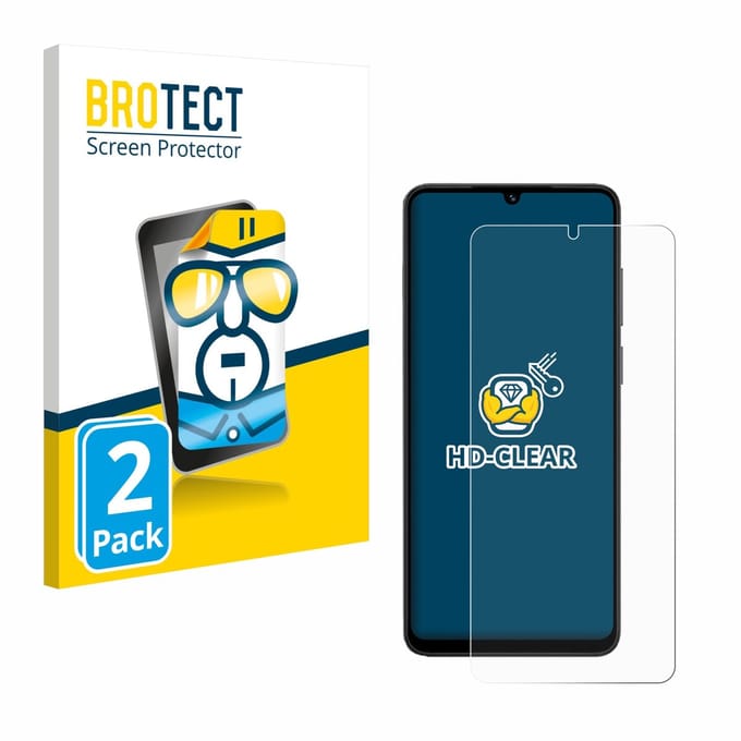 BROTECT - Screenprotector voor Honor X5c Plus - Folie Beschermfolie transparant 2 Stuks
