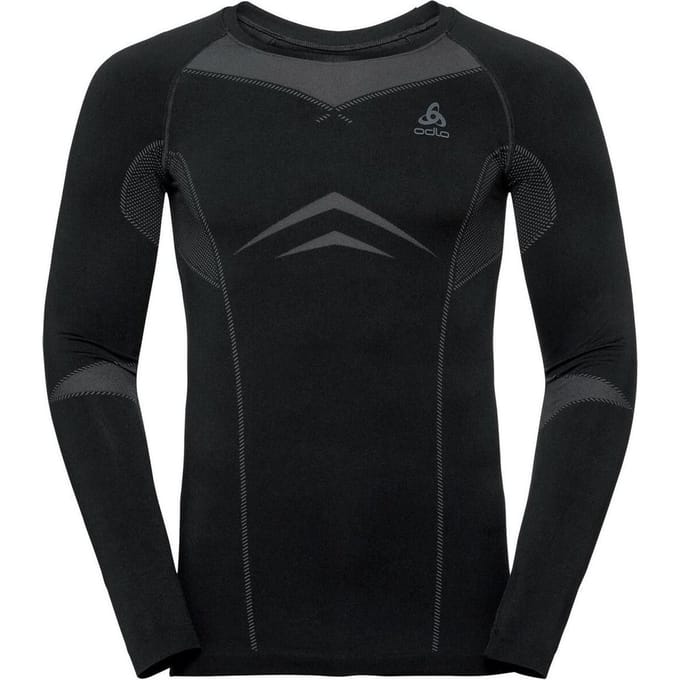 ODLO - Maat L - Bl Top Crew Neck L/S Performance Evolution Warm Thermoshirt Heren