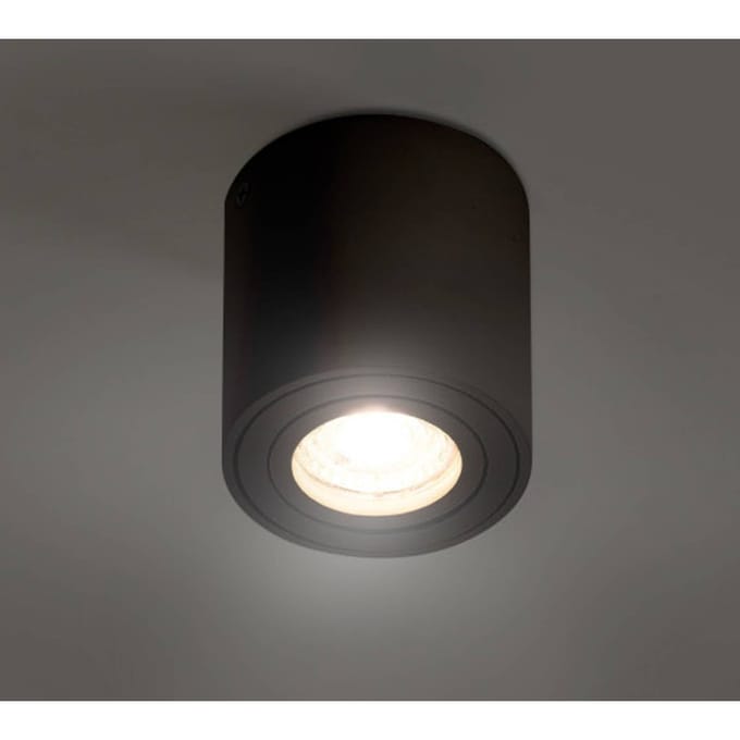 LEDVANCE Spot Surface Ronde plafondspot, zwart GU1-