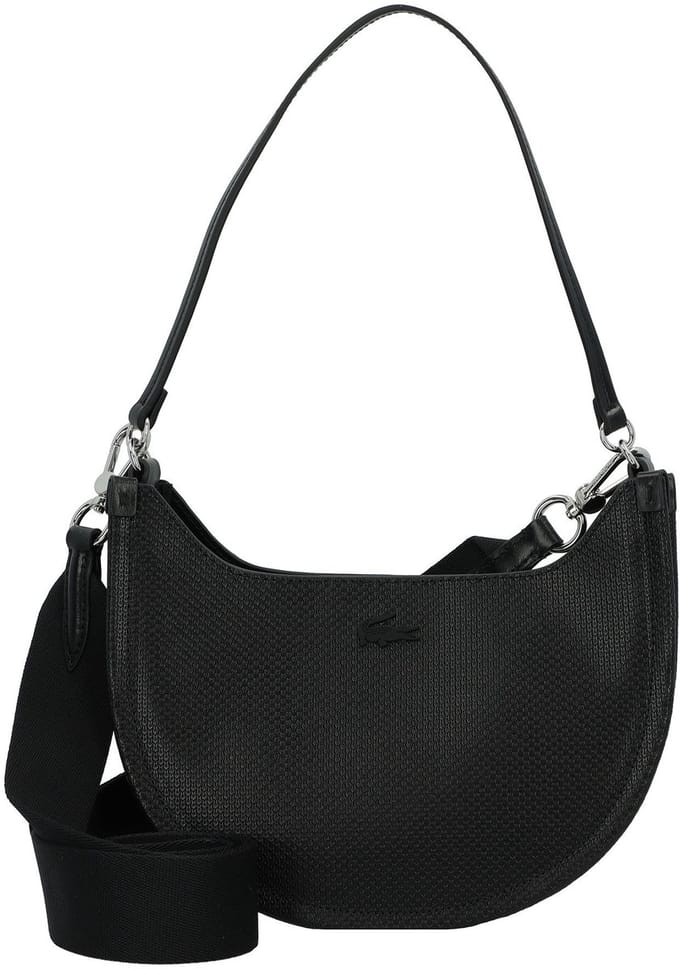 LACOSTE Schoudertas Chantaco Moon Bag Noir Zwart