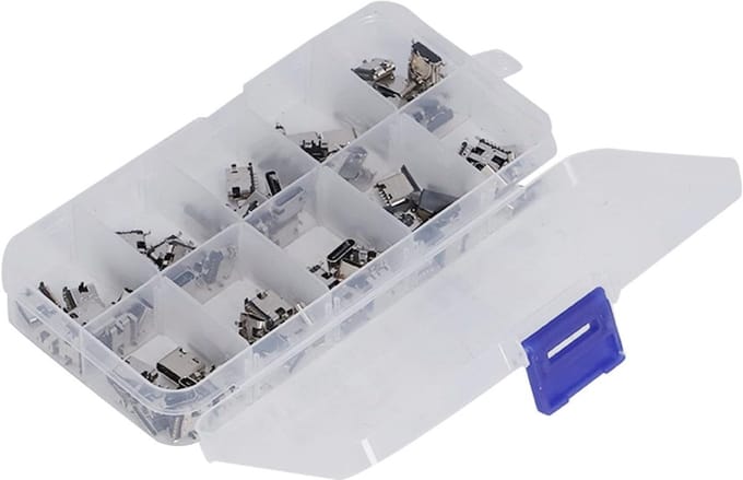 100 Stuks Type C USB Female Plug Connector - Solderen, Reparatie en Vervangadapter voor USB-C Jack