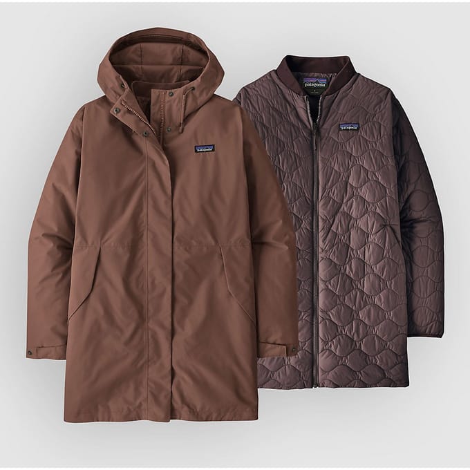 Patagonia Heyes Peak 3-In-1 Parka bruin
