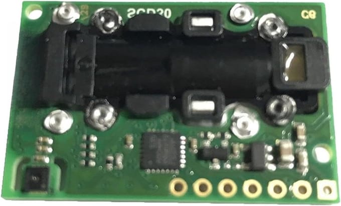 Luchtkwaliteit Sensor - CO2 Meter - Binnenklimaat Meten - NDIR Technologie - 20 Gram - Blauw