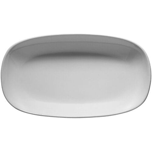 GGM Gastro (24 Stück) ENTITY - Platte/ Teller - oval - Länge: 190mm - Weiß Wit