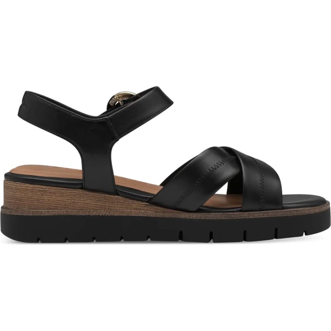 Tamaris  Sandalen met sleehak 28202-003