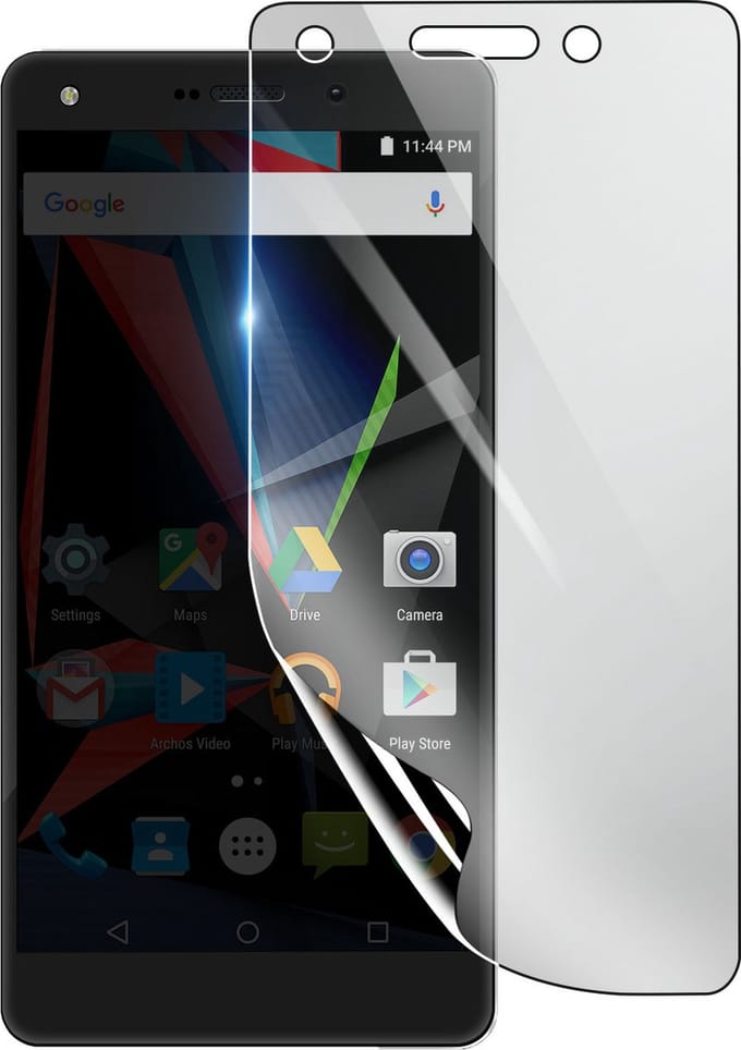 3mk, Geschikt voor Archos 55 Diamond Selfie, Schokbestendige Hydrogel Screenprotector, Transparant