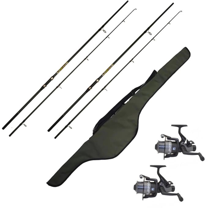LFT - Battle Carp - "Camou" - 10ft Combo – Complete 2-delige Karper Set