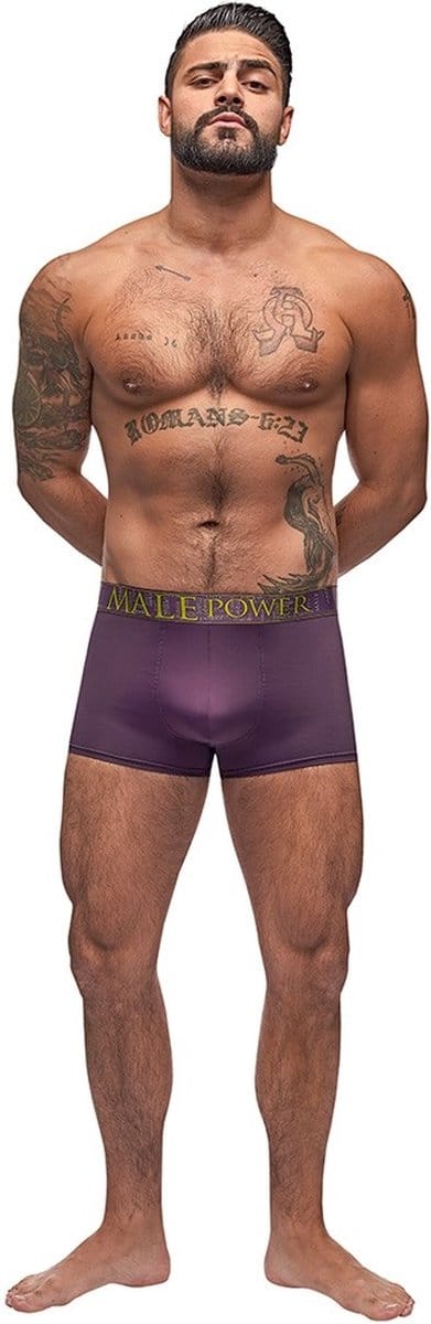 Male Power Avant-Garde - Verstrakkend Short eggplant S