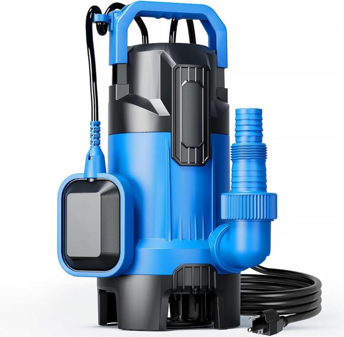 DailySupplies® Dompelpomp Vuil Water - Waterpomp - Vlakzuigpomp