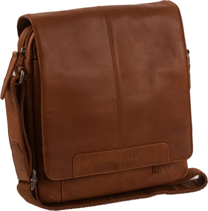 Chesterfield Leren Schoudertas Richard Small Cognac