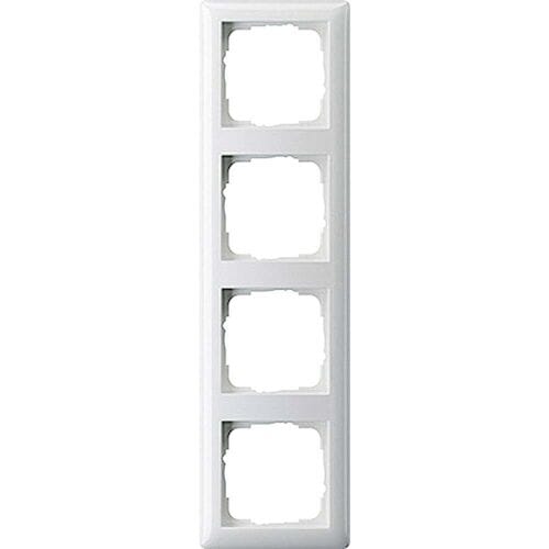 GIRA 021403 Frame 4-voudig System 55, Standaard 55 Zuiver wit (glanzend) 1 stuk(s)
